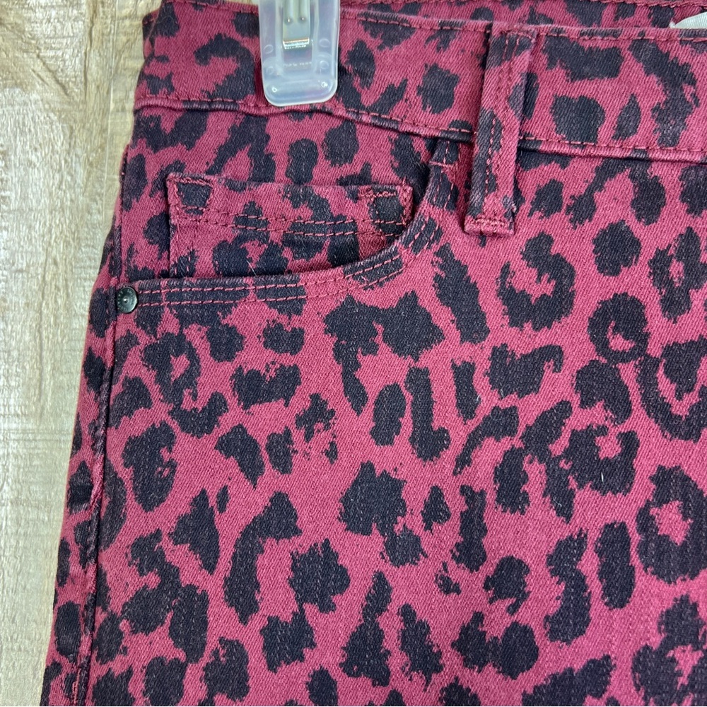 Social Standard by Sanctuary Ankle Skinny Size 4 Wine & Black cougar pri… - Picture 4 of 11